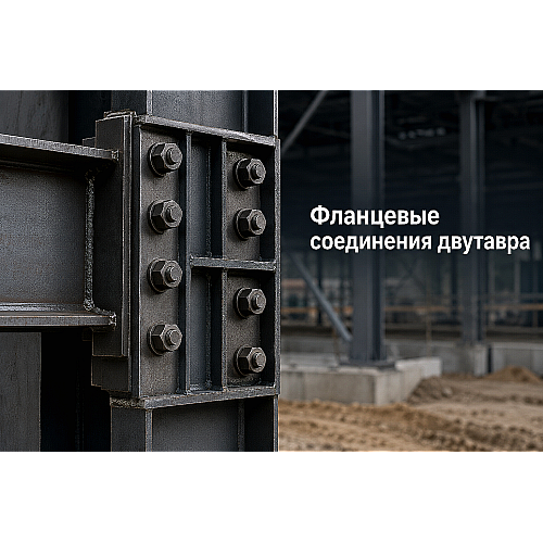 Фланцевые соединения двутавра на высокопрочных болтах: расчет толщины фланца, преднатяжение и нормы СП РК в Алматы