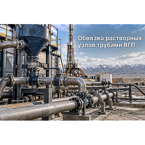 Обвязка узлов приготовления и циркуляции буровых растворов стальными трубами ВГП: расчет диаметров Ду 50–100, гидроворонки и защита от пульсаций в Казахстане Обвязка узлов приготовления и циркуляции буровых растворов стальными трубами ВГП: расчет диаметров Ду 50–100, гидроворонки и защита от пульсаций в Казахстане
