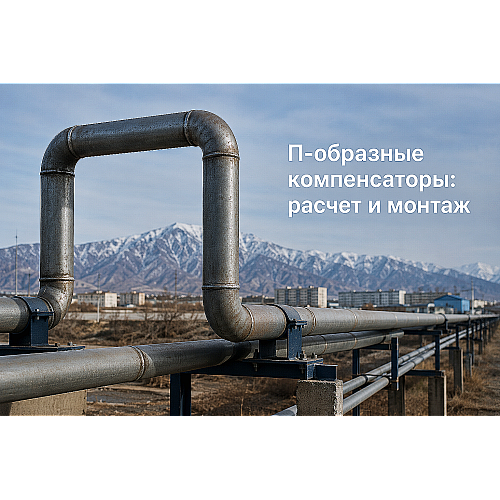 П-образные компенсаторы из стальных труб ВГП: расчет вылета плеча, предварительная растяжка и монтаж теплосетей в Казахстане