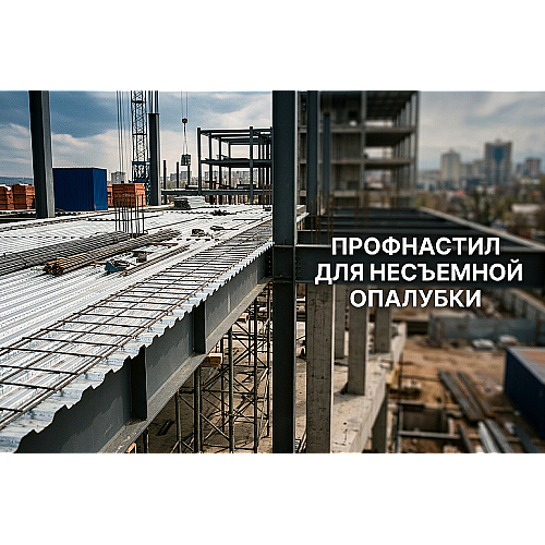 Профнастил для несъемной опалубки: как выбрать марку и рассчитать перекрытие