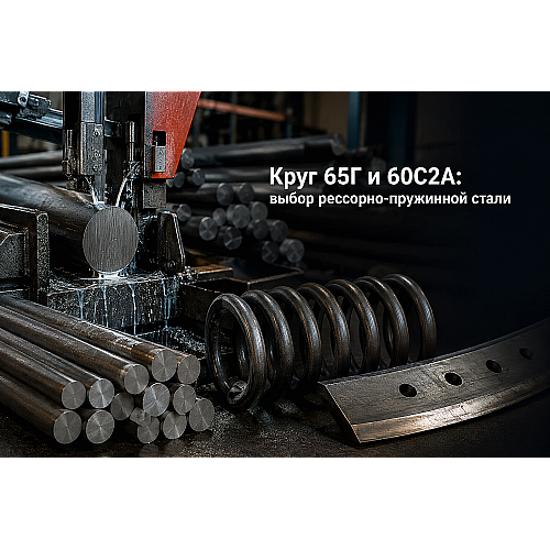 Пруток из стали 65Г и 60С2А: как выбрать рессорно-пружинный круг для пружин, ножей спецтехники и износостойких деталей в Казахстане