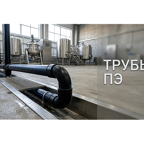 Трубы ПЭ-100 в пищевой промышленности: стойкость к CIP-мойке и агрессивному дренажу