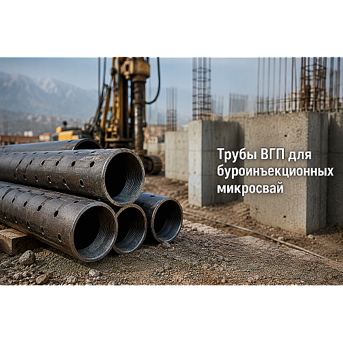 Буроинъекционные сваи из труб ВГП: расчет толщины стенки, перфорация и укрепление грунтов в Алматы