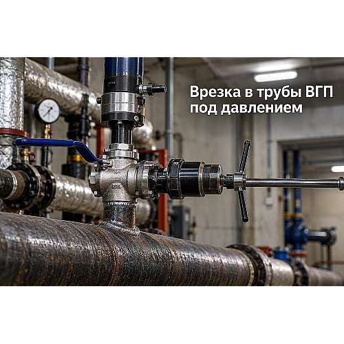 Врезка под давлением в стальные трубы ВГП: как сделать ответвление без слива системы в Алматы