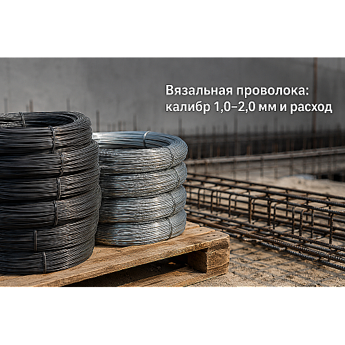 Вязальная проволока для арматуры: выбор калибра 1,0–2,0 мм, расчет расхода и закупка в Алматы